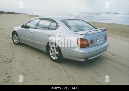 Toyota Car Aristo. Scanned Copy of Archival Photo Stock Photo