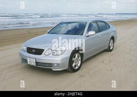 Toyota Car Aristo. Scanned Copy of Archival Photo Stock Photo