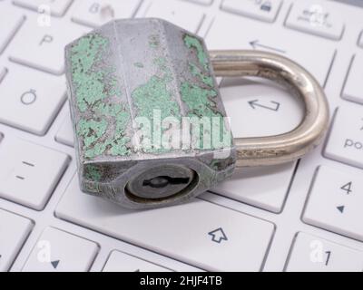 Privacy security lock icon image Stock Photo