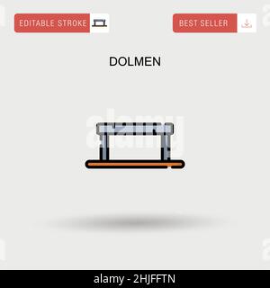 Dolmen Simple vector icon Stock Vector Image & Art - Alamy