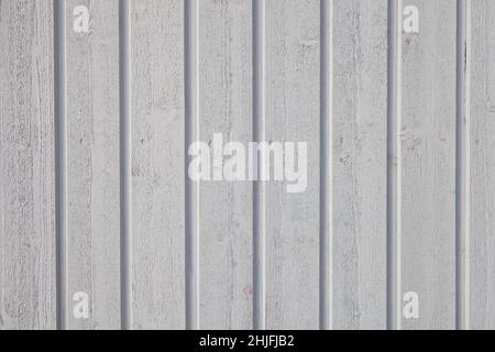 white wood texture background. white wooden painted fance texture. decorative timber Stock Photo