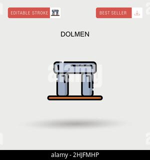 Dolmen Simple vector icon Stock Vector Image & Art - Alamy