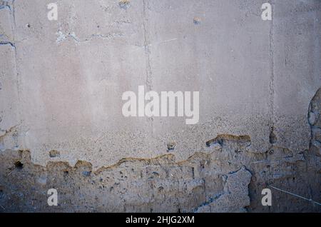 Old concrete surface decay wall in the abandoned factory Stock Photo