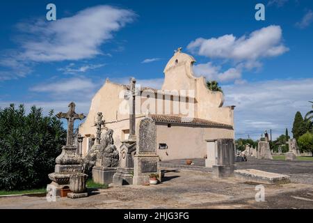 Tejedor family tomb , Felanitx cemetery, Mallorca, Balearic Islands, Spain Stock Photo