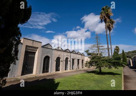 Tejedor family tomb , Felanitx cemetery, Mallorca, Balearic Islands, Spain Stock Photo