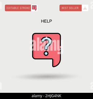Support Icon – Assistance and Teamwork Symbol Stock Vector Image & Art ...