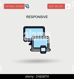 Mobile first. Smartphone icon. Responsive web design concept.Vector ...