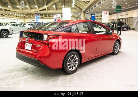 Baltimore, United States. 28th Jan, 2022. January 28, 2022 - Baltimore, MD, United States: A 2022 Toyota Prius at the Maryland Auto Show. (Photo by Michael Brochstein/Sipa USA) Credit: Sipa USA/Alamy Live News Stock Photo