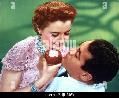 HENRY FONDA and BARBARA STANWYCK in THE LADY EVE (1941), directed by PRESTON STURGES. Credit: PARAMOUNT PICTURES / Album Stock Photo