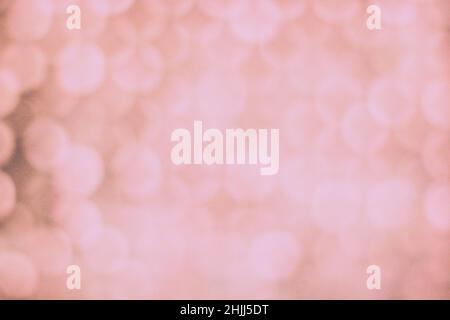 Beautiful pink dreamy bokeh in abstract format. Stock Photo