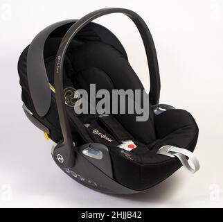 Cybex Cloud Z i-size infant car seat cut out isolated on white background Stock Photo