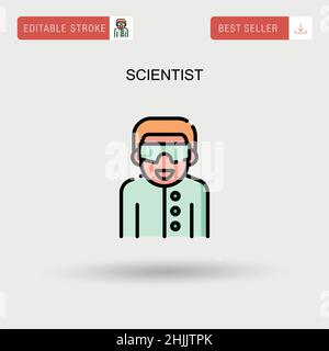 Microbiology scientist icon Stock Vector Image & Art - Alamy