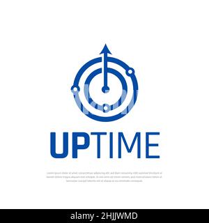 Scan logo UP radar icon vector. Linear style sign for web and mobile app design use, logo. Symbol illustrations. Vector graphics Stock Vector