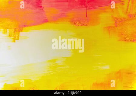 Abstract light red orange and yellow patterned wallpaper Stock Photo