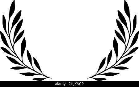 Floral frame. Hand drawn leaves branch vector. Botanical border. Vector illustration Stock Vector