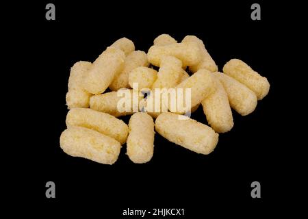 pile of corn sticks isolated on black background. High quality photo Stock Photo