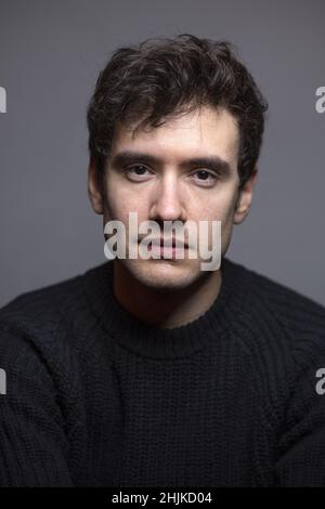 Zoran Boukherma attending a portrait session as part of the 29th Gerardmer Film Festival (Festival International du Film Fantastique de Gerardmer) in Gerardmer, France on January 30, 2022. Photo by Aurore Marechal/ABACAPRESS.COM Stock Photo