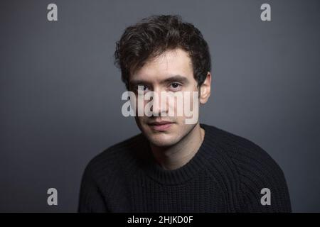 Zoran Boukherma attending a portrait session as part of the 29th Gerardmer Film Festival (Festival International du Film Fantastique de Gerardmer) in Gerardmer, France on January 30, 2022. Photo by Aurore Marechal/ABACAPRESS.COM Stock Photo