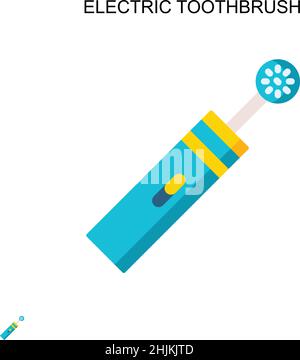 Electric toothbrush Simple vector icon Stock Vector Image & Art - Alamy