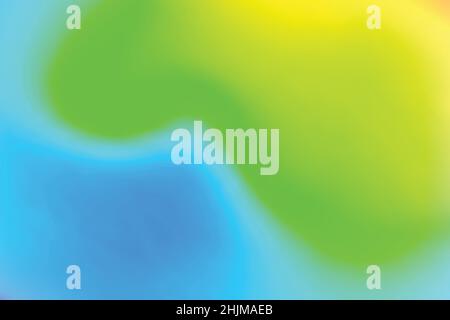 Fluid art. Modern artwork mesh gradient background. Mixture of colorful paint splash liquid. Abstract holographic texture, gradient waves. Vector Stock Vector