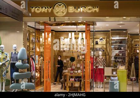 American fashion brand Tory Burch store in Hong Kong Stock Photo - Alamy