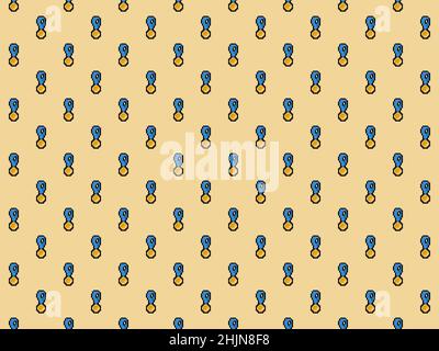 Pixel art gold first place medal background - high resolution 4k ...