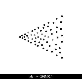 Spray steam icon for water, perfume, paint or deodorant. Scatter gas or aerosol haze. Spray symbol. Steam nozzle flows. Vector illustration isolated Stock Vector