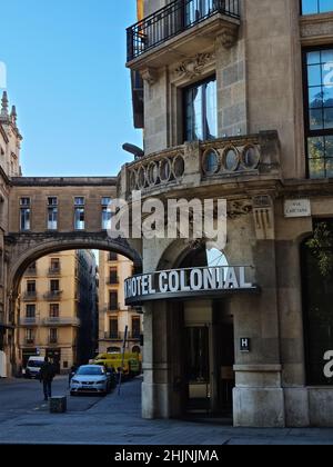 BCN Hotel Colonial. Barcelona, Catalonia, Spain Stock Photo