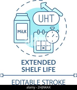 Extended shelf life concept icon Stock Vector Image & Art - Alamy