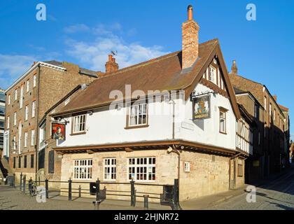 UK, North Yorkshire, York, The Kings Arms Stock Photo