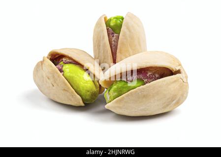 pistachio isolated on white background, clipping path Stock Photo