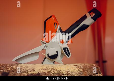 the lopping shears or planting hatchet, branch remover Stock Photo