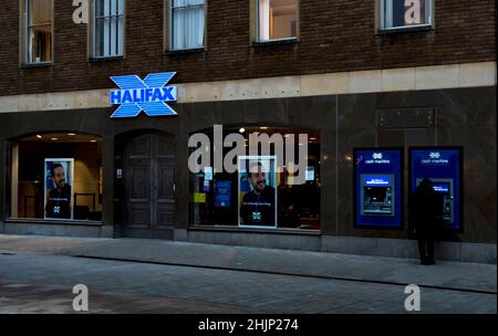 Halifax Bank Cornhill Lincoln city 2022 Stock Photo