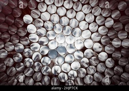 Abstract colored background of cocktail tubes illuminated from behind Stock Photo