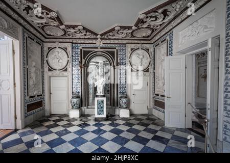 The Bathroom in Lazienki Palace on the Isle at Lazienki Park - Warsaw, Poland Stock Photo