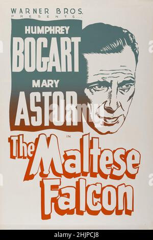 HUMPHREY BOGART in THE MALTESE FALCON (1941), directed by JOHN HUSTON. Credit: WARNER BROS/FIRST NATIONAL / Album Stock Photo