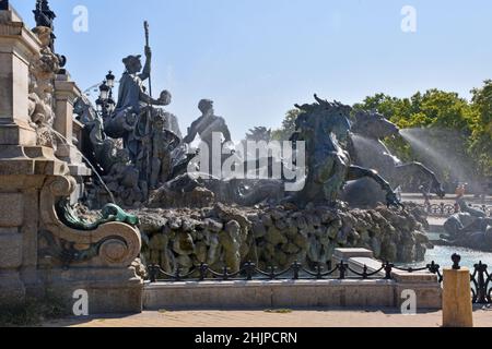 The Girondin Memorial, erected1834 to honour of the Girondin faction during the French Revolution, in the Place des Quinconces, in Bordeaux, France Stock Photo