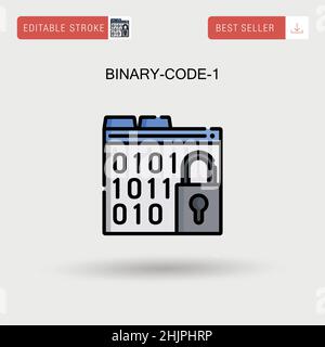 Digital binary programming code, coding technology networks and data ...