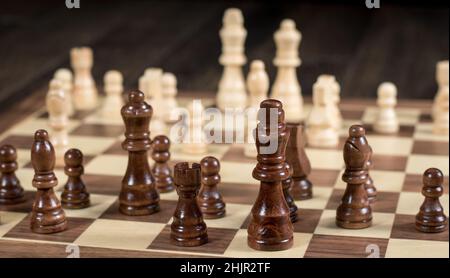 Chess Opening: Sicilian Defense Stock Photo - Alamy