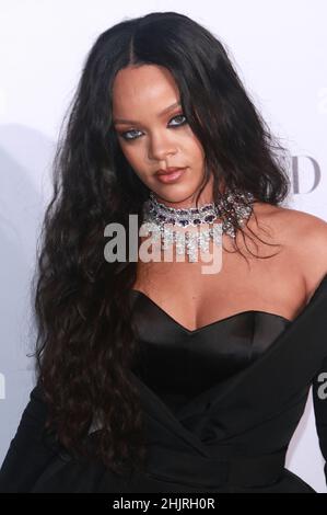 **FILE PHOTO** Rihanna and A$AP Rocky Expecting First Child Together. NEW YORK, NY - SEPTEMBER 14: Rihanna at Rihanna's 3rd Annual Diamond Ball at Cipriani Wall Street on September 14, 2017 in New York City. Credit: Diego Corredor/MediaPunch Stock Photo