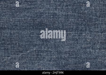 Blue jeans fabric texture closeup Stock Photo
