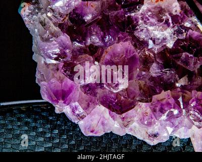 Amethyst Crystal February Birthstone Stock Photo