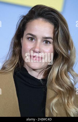 Alice David attending the Super Heros Malgre Lui Premiere at the Grand ...
