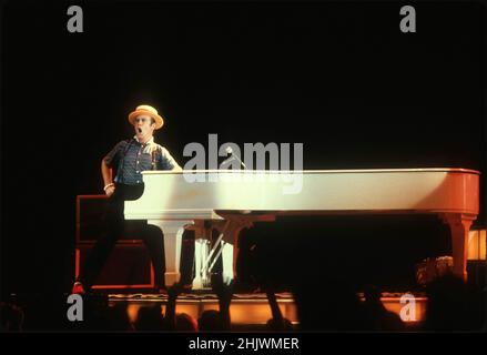 Elton John in concert in 1984  Credit: Jeffrey Mayer / Rock Negatives / MediaPunch Stock Photo