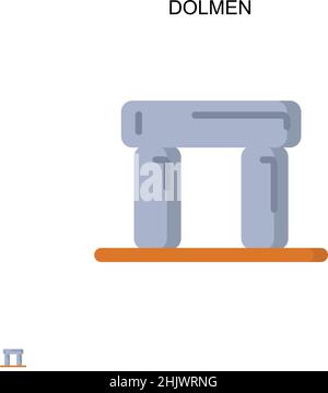 Dolmen Simple vector icon Stock Vector Image & Art - Alamy