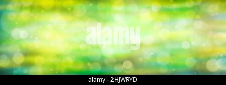 Blurred background image with bokeh effect as panorama banner Stock Photo