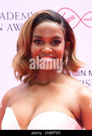 File photo dated 6/6/2021 of Dancing On Ice judge Oti Mabuse who has revealed she received racist abuse as a professional on Strictly Come Dancing. The South African-born dancer, 31, won the BBC competition twice, triumphing alongside soap star Kelvin Fletcher in 2019, then winning a year later with comedian Bill Bailey. Issue date: Tuesday February 1, 2022. Stock Photo