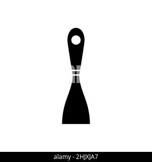 Scraper icon in line art style. Stock Vector