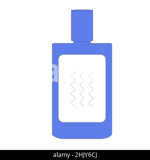 Shampoo or conditioner for curly hair. Vector illustration Stock Vector