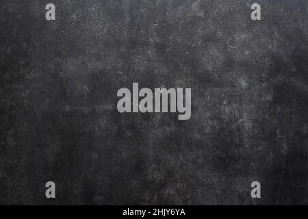 Black concrete wall texture background great for design projects, web banners. Copy space for text or elements Stock Photo